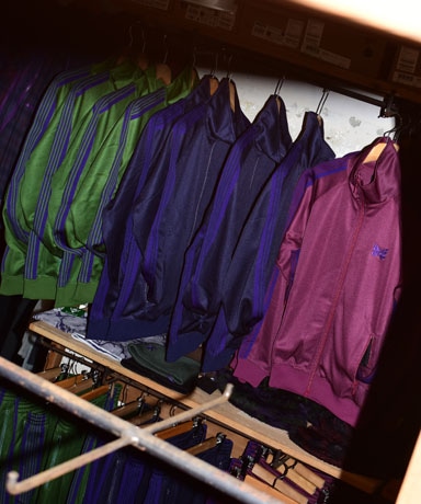 NEEDLES[ニードルズ] 23AW Track Jacket-Poly Smooth [Wine/Ivy Green/Navy]