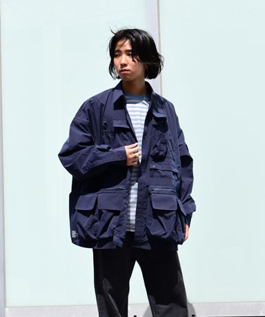 FreshService[フレッシュサービス] 23AW DRY TYPEWRITER TACTICAL POCKET L/S SHIRT (BLACK/NAVY/KHAKI)