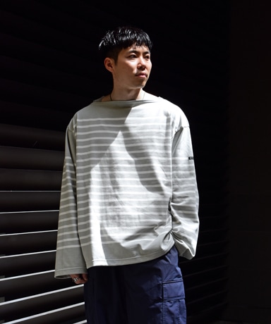 OUTIL[ウティ] 23AW Tricot AAST [Vapor Blue×Off]