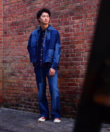 NEEDLES[ニードルズ] 23AW MW Jean Jacket-14oz Denim/Glitch Stitch