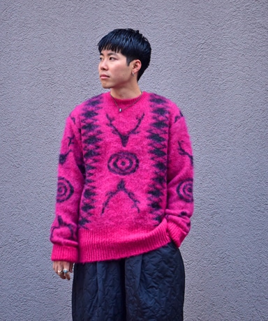 South2 West8[サウスツーウエストエイト] 23AW Loose Fit Sweater-S2W8 Native