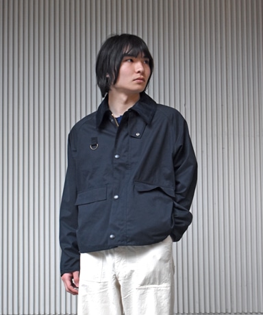 Barbour[バブアー] Spey - Peachskin Cotton Short Blouson (Oversize Fit)