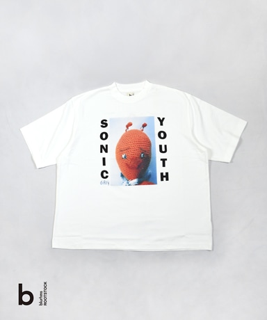 blurhms ROOTSTOCK[ブラームスルーツストック] “Sonic Youth” Print Tee WIDE - 4/12(fri)~ Launch