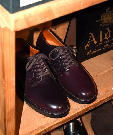 Alden-N9407 6 Eye Plain Toe OX (Burgundy)