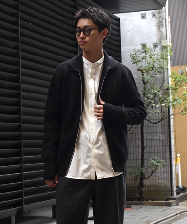 ANDERSEN ANDERSEN 24AW-Navy Full Zip Pockets [BLACK]