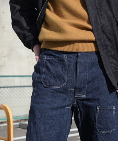 WAREHOUSE×JOHN GLUCKOW-JG 01 1910S NETMAKERS TRS[IND OR/IND UW]