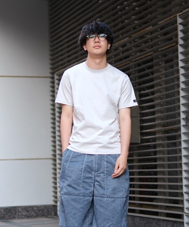 HOFI 【東大阪繊維研究所】オーガニック超長綿タック襟Tシャツ[BLK/NVY杢/GRY杢］