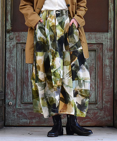 HAVERSACK[ハバーサック]ブラッシュストロークカモバルーンスカート(1981Lady’s)