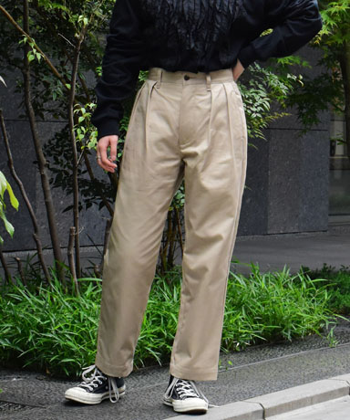 CIOTA / 2 Tuck Chino Cloth Pants (1981Lady’s)