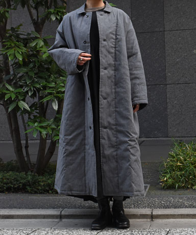 Yarmo/Quilting Lab Coat-Gray (1981Lady's)