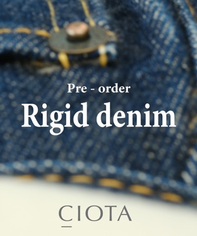 CIOTA Rigid Denim Pre-Order Fair 2023