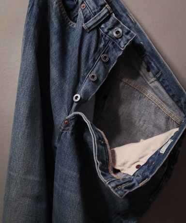 A.PRESSE NO.2 Washed Denim Pants [Indigo]