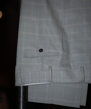 MAATEE&SONS SET UP TROUSERS STRAIGHT LEGG [杢PANE]