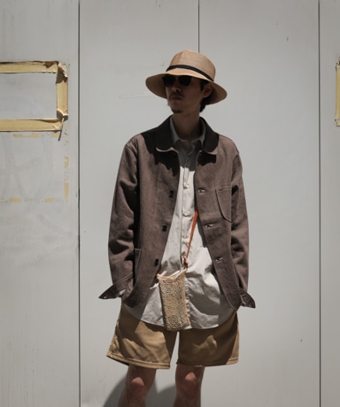 evankinori Three Pocket Jacket [Brown]
