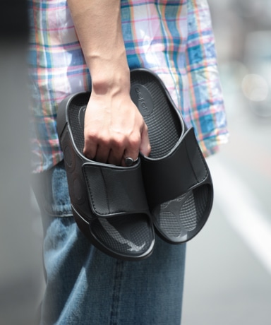 OOFOS OOAHH SPORT FLEX [Black×Matt Black]