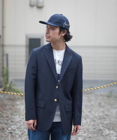 CIOTA スビンホップサックシングルジャケット [ネイビー]