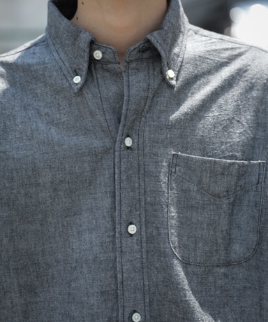 BONCOURA ビッグBDシャツ [チャコール]