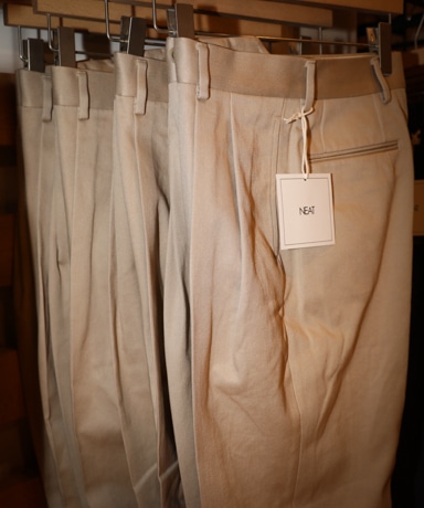 NEAT Sustainable Drill Twill Cotton Standard type 1 [Black/Beige]