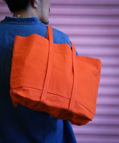 AMIACALVA Light Ounce Canvas Tote [Orange]
