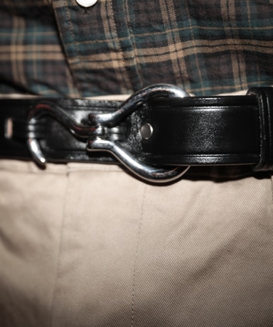 TORY LEATHER HOOF PICK BELT(NICKEL)