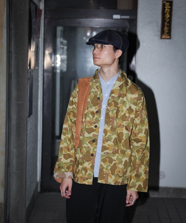 BONCOURA US Navy Shawl Collar Duck Hunter Camo