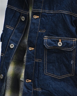 IS-NESS SILK DENIM JACKET [INDIGO]