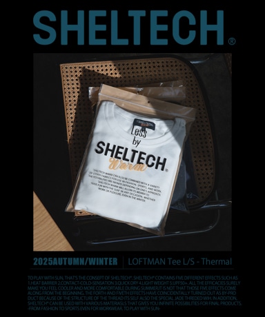 【別注商品】 SHELTECH | LOFTMAN Tee L/S - Thermal