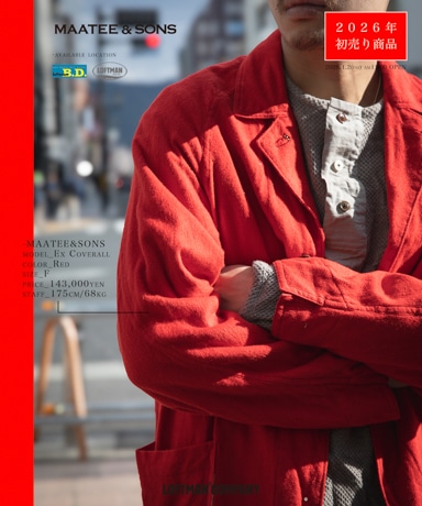 【2026 初売り商品 | MAATEE&SONS Ex Coverall & Jeffely】