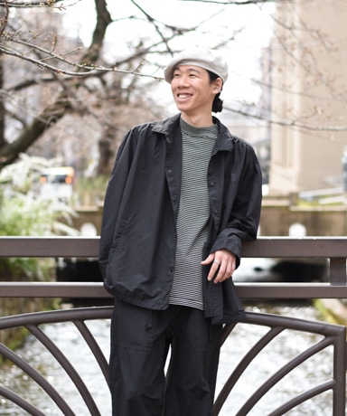 Weather Gathered Jacket(2(MEN) Black/ブラック): Porter Classic