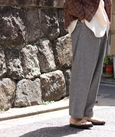 Gorsch [ ゴーシュ ] Two In-tack Wide Trousers