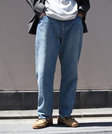 KAPTAIN SUNSHINE [キャプテンサンシャイン] 23SS "5P Zipper Front Denim Pants"