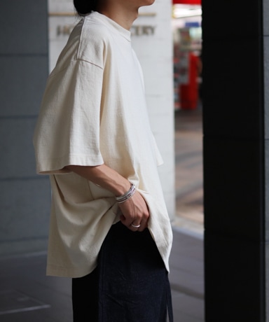 blurhms [ ブラームス ] C/Silk Nep Super Size Tee