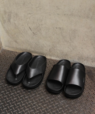Calm Slide(25.0cm ブラック×ブラック): Nike
