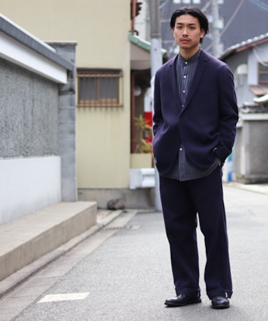 OVERCOAT [オーバーコート] 23SS Dropped Shoulder Cardigan Jacket and Utility Pant