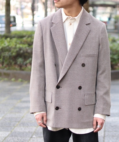 OVERCOAT [オーバーコート] 23SS Dropped Shoulder Double Breasted Jacket
