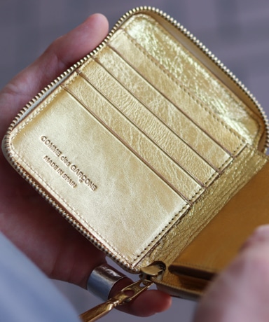 Wallet COMME des GARCONS [ウォレット コムデギャルソン] Gold Wallet Collection