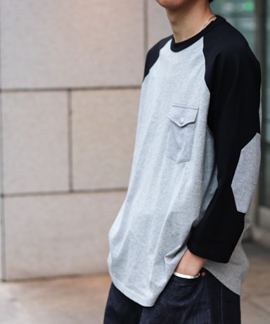EESETT&CO[イーセットアンドコー] MANFRED 3/4 SLEEVE T-SHIRT