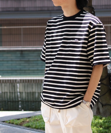 SCYE [ サイ ] STRIPED COTTON JERSEY T-SHIRTS