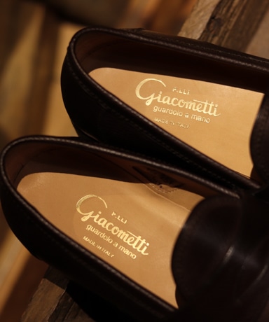 F.LLi Giacometti [フラテッリジャコメッティ] HAAS社製UTAH CALF ペニーローファー