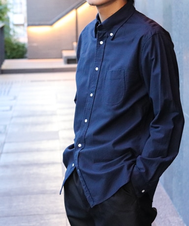 HANDROOM [ ハンドルーム ] OXFORD BUTTON DOWN SHIRT