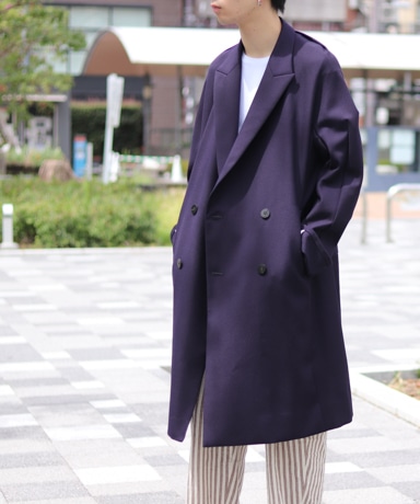 OVERCOAT [オーバーコート] SERGE PEAK DOUBLE COAT