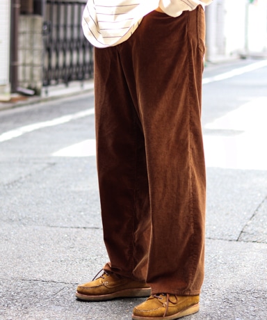 KOLOR BEACON [ カラービーコン ] 23AW コーデュロイ ５ポケットリベットワイドパンツ