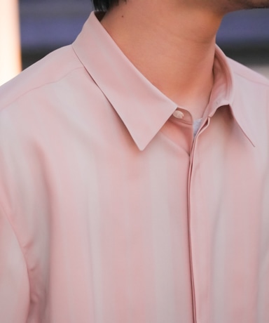 OVERCOAT [ オーバーコート ] 2024SS Dropped Shoulder Top with Shirt Collar