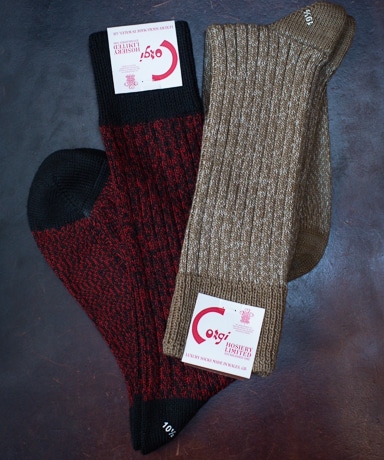 CORGI [ コーギー ] LOFTMANCOOP KYOTO別注 ARMY YARN SOCKS
