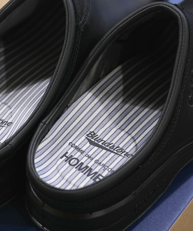 COMME des GARCONS HOMME [ コムデギャルソン オム ] COMME des GARCONS HOMME×BLUNDSTONE ステアオイルスムース オルテライン クロッグ