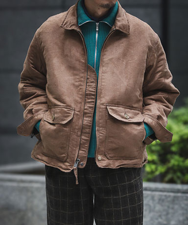 ENGINEERED GARMENTS [G8 Jacket -Polyester Fake Suede-]