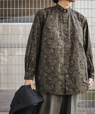 ENGINEERED GARMENTS [Wing Collar Shirt -Cotton Paisley Print-]