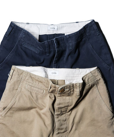 CIOTA [Weapon Chino Cloth Pants -Stone Wash-]