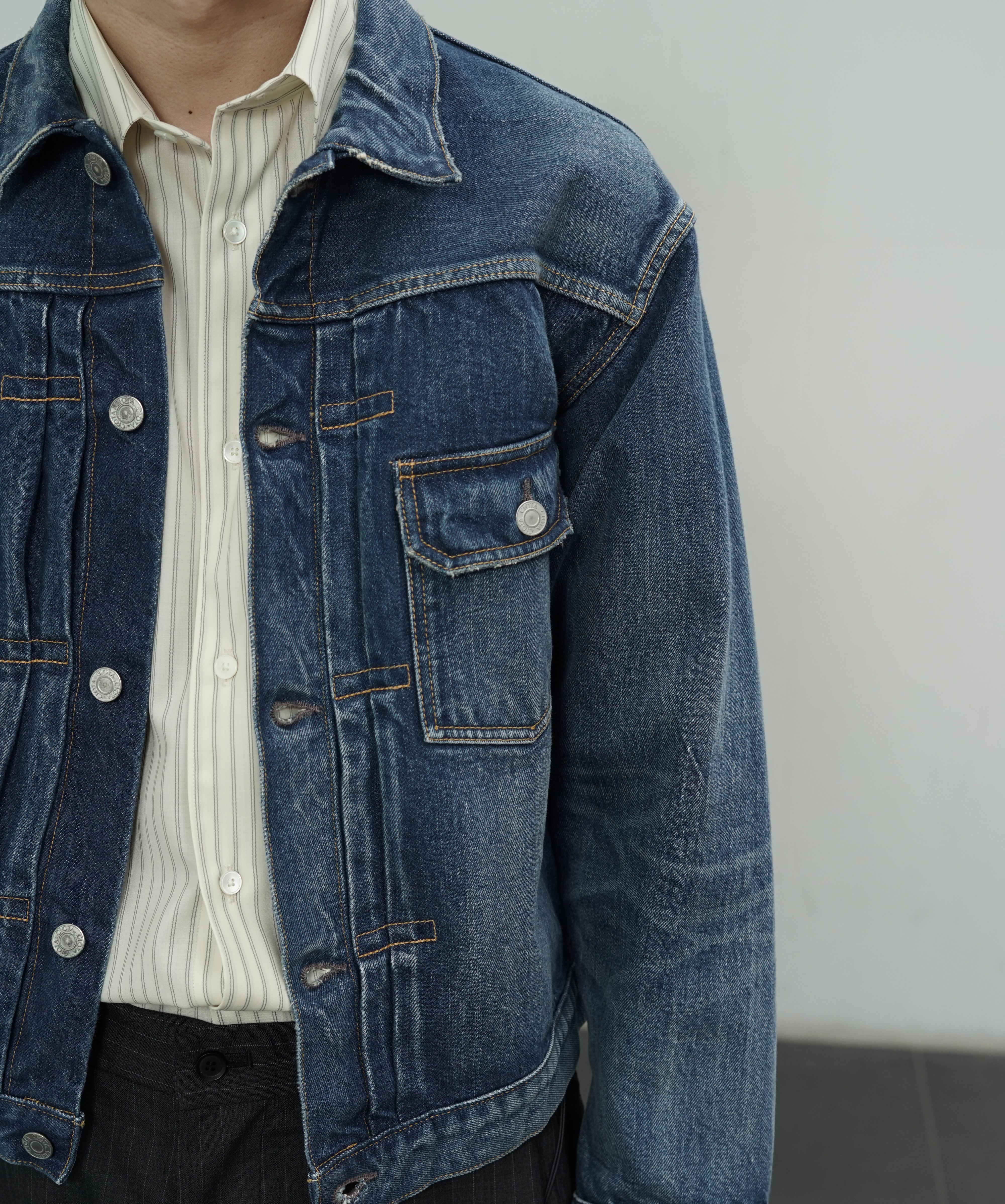 CIOTA SINGLE POCKET DENIM JACKET