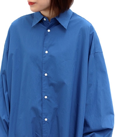 【Graphpaper/グラフペーパー】Broad L/S Oversized Regular Collar Shirt/ブロードロングスリーブオーバーサイズドレギュラーカラーシャツ